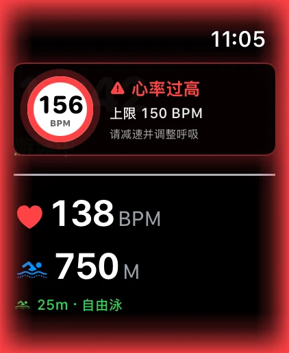 Apple Watch 心率训练提醒